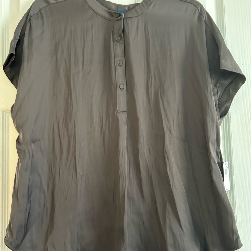 Old Navy Charcoal Button-Up Shirt